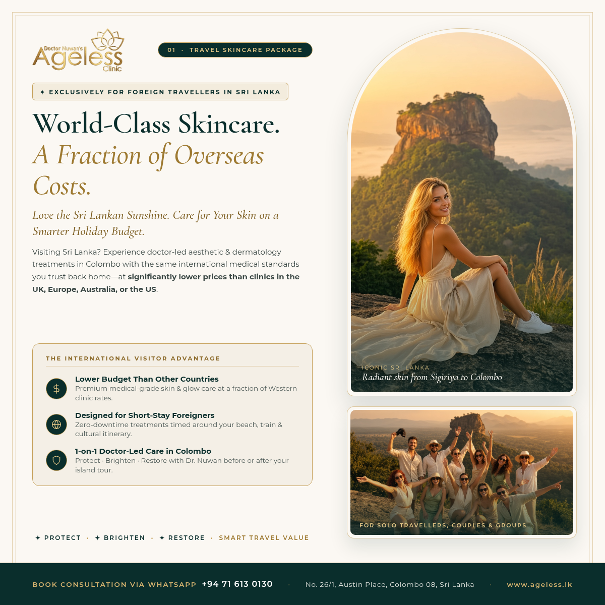 01 - Travel Skincare Package: World-Class Skincare at a Fraction of Overseas Costs