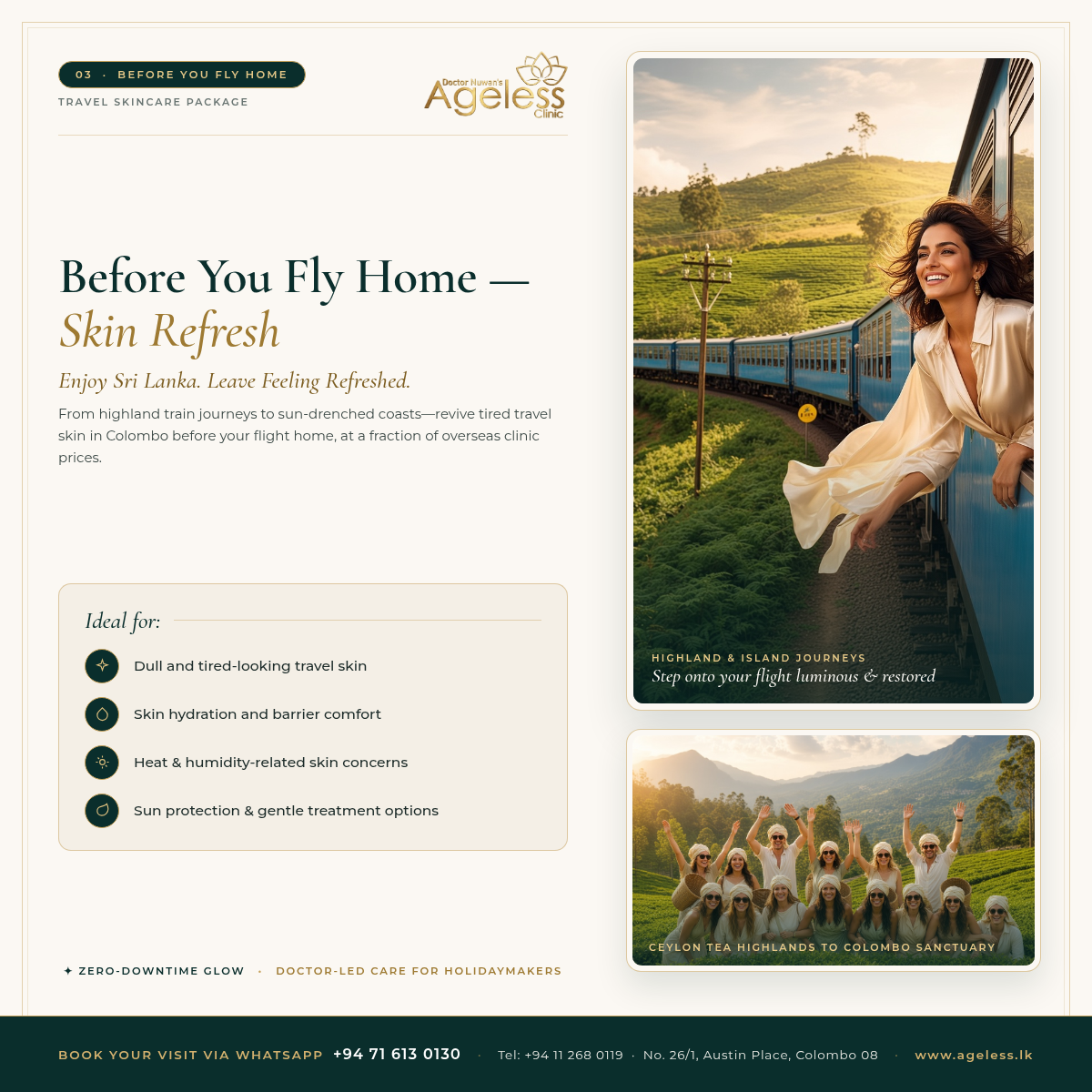 03 - Before You Fly Home: Pre-Flight Skin Refresh at Doctor Nuwan's Ageless Clinic